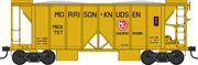 Bowser 43677 HO Scale 70 Ton Ballast Car - Morrison Knudsen # 779