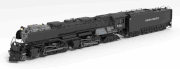 Broadway Limited 6982 UP Challenger 4-6-6-4, #3711, Black & Graphite, Oil Tender, w/ wind wings, Paragon4 Sound/DC/DCC, Smoke, N