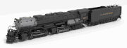 Broadway Limited 6989 Clinchfield Challenger 4-6-6-4, #670, Black & Graphite, Coal Tender Paragon4 Sound/DC/DCC, Smoke, N