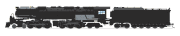 Broadway Limited 6992 UP Challenger 4-6-6-4, Unlettered, Black & Graphite, Oil Tender, w/ Wind Wings, Paragon4 Sound/DC/DCC, Smoke, N