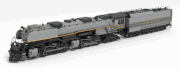 Broadway Limited 6985 UP Challenger 4-6-6-4, #3977, Museum Version, Two-tone Gray, Oil Tender, w/ wind wings, Paragon 3 Sound/DC/DCC, Smoke N