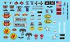 Gofer Racing Models Decals 11022 Odds & Ends Logos Decals 1:25 Gofer Racing Models Decals 11022 Odds & Ends Logos Decals 1:25