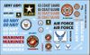 Gofer Racing Models Decals 11031 Armed Services Decals 1:25 Gofer Racing Models Decals 11031 Armed Services Decals 1:25