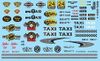 Gofer Racing Models Decals 11059 Taxis Decals 1:25 Gofer Racing Models Decals 11059 Taxis Decals 1:25