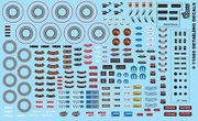 Gofer Racing Models Decals 11065 Detailing Decals 1:25