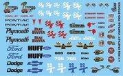 Gofer Racing Models Decals 11069 Fantasy Vintage Pro Stock Dragsters Decals 1:25
