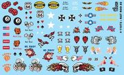 Gofer Racing Models Decals 11072 Rat Rod Graphics # 2 Decals 1:25