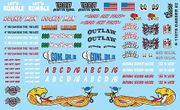 Gofer Racing Models Decals 11078 Gasser Dragster Decal 1:25