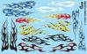 Gofer Racing Models Decals 11081 Cool Flames (Various Colors) Decals 1:25 Gofer Racing Models Decals 11081 Cool Flames (Various Colors) Decals 1:25