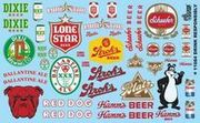 Gofer Racing Models Decals 11084 Drink Responsibly Beer Decals 1:24