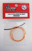 Gofer Racing Models Decals 16115 Plug Wires with Boot (Orange)