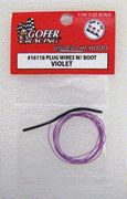 Gofer Racing Models Decals 16118 Plug Wires with Boot (Violet)