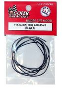 Gofer Racing Models Decals 16202 Battery Cables Black