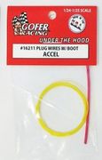 Gofer Racing Models Decals 16211 Accel Plug Wire 2ft. w/Plug Boot