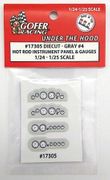 Gofer Racing Models Decals 17305 Hot Rod Instrument Panel & Gauges #4
