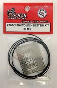 Gofer Racing Models Decals 20002 Photo Etch Battery Kit Black