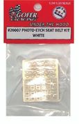 Gofer Racing Models Decals 20007 Photo Etch Kit White Seatbelt
