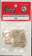 Gofer Racing Models Decals 20008 Photo Etch Kit Tan Seatbelt