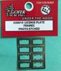 Gofer Racing Models Decals 20014 License Plate Frames Photo Etched Gofer Racing Models Decals 20014 License Plate Frames Photo Etched
