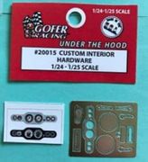 Gofer Racing Models Decals 20015 Custom Interior Hardware 1/24 1/25 Scale