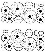 Gofer Racing Models Decals 20021 15'' Dia. Photo-Etch Disk Brakes 4 Sets