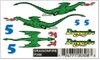 PineCar 308 Dry Transfer Decals - DragonFire