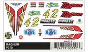 PineCar 310 Dry Transfer Decals - Magnum