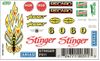 PineCar 311 Dry Transfer Decals - Stinger