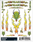PineCar 4009 Dry Transfer Decals - Drago