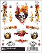 PineCar 4017 Dry Transfer Decals - Bad to The Bone