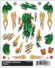PineCar 4018 Dry Transfer Decals - Flaming Dragon