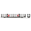 Rapido Trains 1024003A HO NSC 89' Bi-Level Autorack: CP Rail - Multimark: Single Car