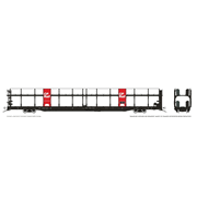 Rapido Trains 1024004 HO NSC 89' Bi-Level Autorack: CP Rail - Red Panel: 6-Pack