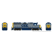 Rapido Trains 1078005 HO EMD GP40 (DC/Silent): CSX - YN1 Scheme: #6595 (Gray/Blue/Yellow) - 1995 +