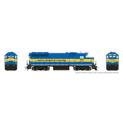 Rapido Trains 1078008 HO EMD GP40 (DC/Silent): Dakota, Minnesota & Eastern: #4001 (Blue/Yellow) - 1994 +