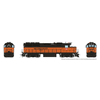 Rapido Trains 1078020 HO EMD GP40 (DC/Silent): Milwaukee Road: #2004 - Billboard (Orange/Black) - 1973 + Rapido Trains 1078020 HO EMD GP40 (DC/Silent): Milwaukee Road: #2004 - Billboard (Orange/Black) - 1973 +