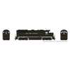 Rapido Trains 1078026 HO EMD GP40 (DC/Silent): New York Central - Cigar Band: #3002 (Black/White) - 1965 + Rapido Trains 1078026 HO EMD GP40 (DC/Silent): New York Central - Cigar Band: #3002 (Black/White) - 1965 +