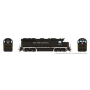 Rapido Trains 1078029 HO EMD GP40 (DC/Silent): New York Central - Cigar Band: #3043 (Black/White) - 1965 +