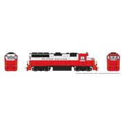 Rapido Trains 1078040 HO EMD GP40 (DC/Silent): Western Maryland - Circus Scheme: #3795 (Red/White/Black) - 1971+