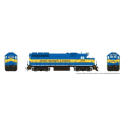 Rapido Trains 1078510 HO EMD GP40 (DC/DCC/Sound): Dakota, Minnesota & Eastern: #4006 (Blue/Yellow) - 1994 +