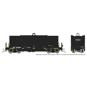 Rapido Trains 1128006 HO Greenbrier Coil Car: Norfolk Southern - Black w/ No Logo: 6-Pack #1