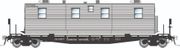 Rapido Trains 138112 HO F30A 50' Flat Car w/Camp Van: CN - MOW: 6-Pack