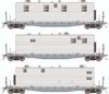 Rapido Trains 138198 HO F30A 50' Flat Car w/Camp Van: Painted, Unlettered: 3-Pack Rapido Trains 138198 HO F30A 50' Flat Car w/Camp Van: Painted, Unlettered: 3-Pack