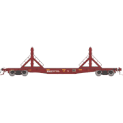 Rapido Trains 138402A HO F30D 50' Rail Flat Car : BNSF - MOW: Single Car