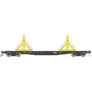 Rapido Trains 138404 HO F30D 50' Rail Flat Car : CSX - MOW: 6-Pack