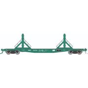 Rapido Trains 138407A HO F30D 50' Rail Flat Car : PC - MOW: Single Car