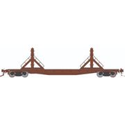 Rapido Trains 138499 HO F30D 50' Rail Flat Car : Painted unlettered: Single Car