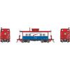Rapido Trains 144040 HO Northeastern-style Steel Caboose: Lehigh Valley / Bicentennial Scheme / Duryea Frame / Single Square End Windows: #1776