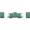 Rapido Trains 144043 HO Northeastern-style Steel Caboose: Lehigh Valley / Green Scheme / Duryea Frame / Single Square End Windows: #95103