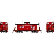 Rapido Trains 144048 HO Northeastern-style Steel Caboose: Providence & Worcester / Duryea Frame / Single Square End Windows: #3001